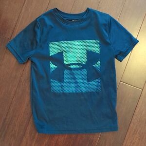 Under armour youth/boys dri-fit/heat gear, Youth Small, navy, like new